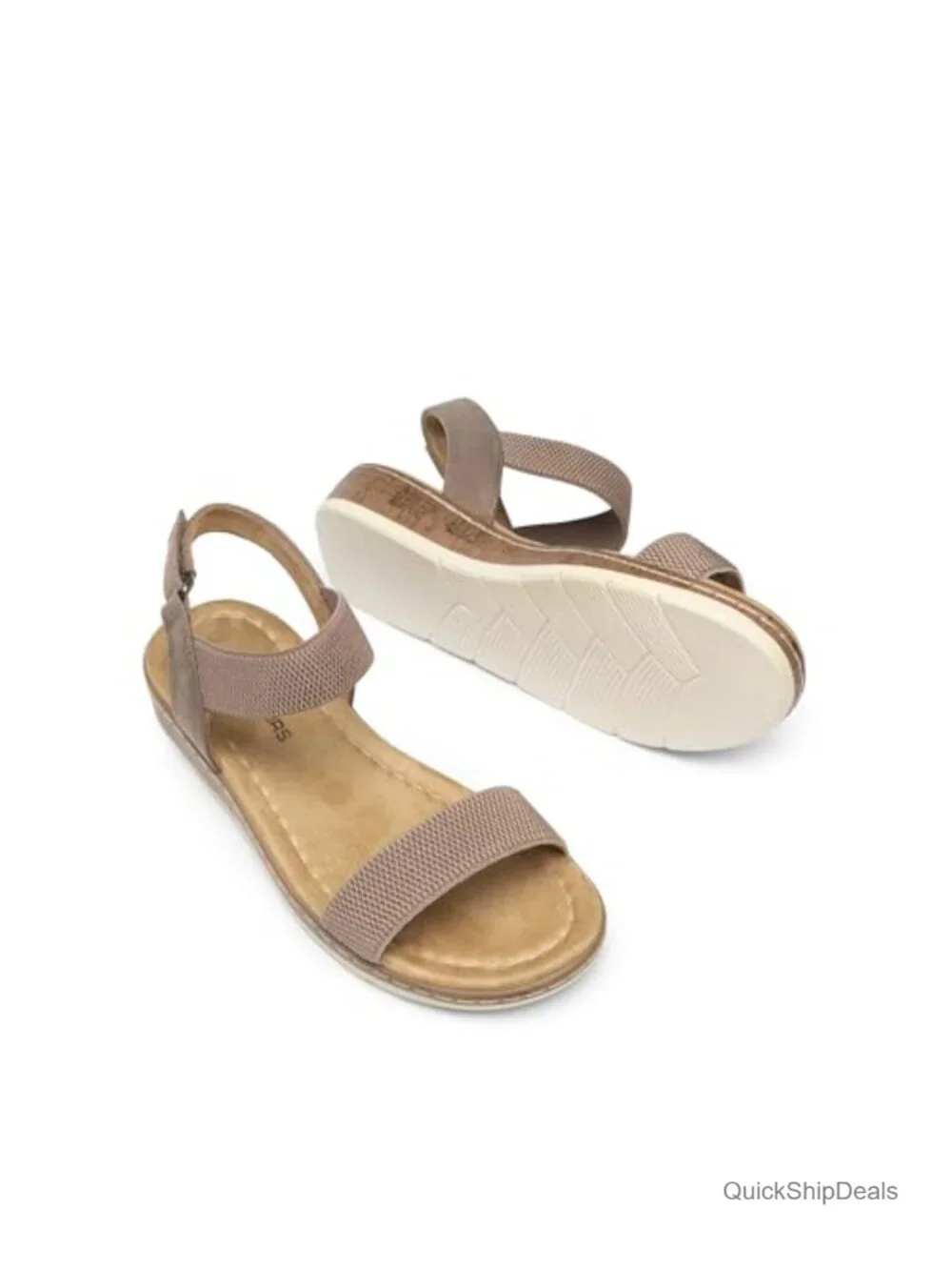 Women's Low Wedge Casual Sandals Breathable Cushioned